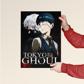 Ken Kaneki Duality – Tokyo Ghoul Split Identity Poster